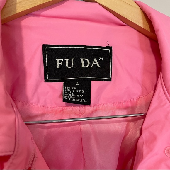 SALE: Vintage Fu Da Sz L Women's Rain Jacket - Picture 5 of 6